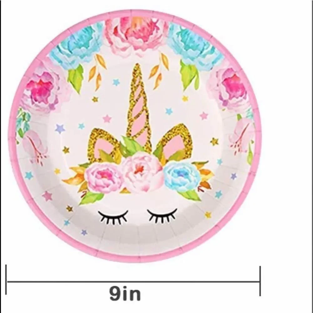 Unicorn Party Decorations set of 81 NWT